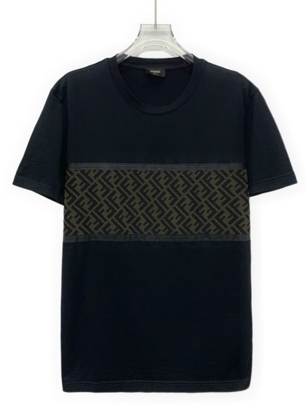 H32077 Fendi Fendi 22 styles black short-sleeved T-shirt L size 99 new